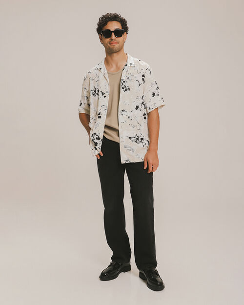 Camisa Satinada Blanca